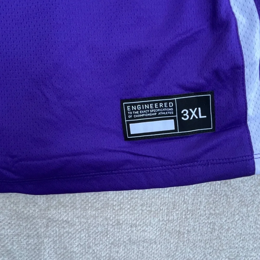 Nike Reversible Basketball Jersey Purple White Mesh Tank Top 3XL NWT